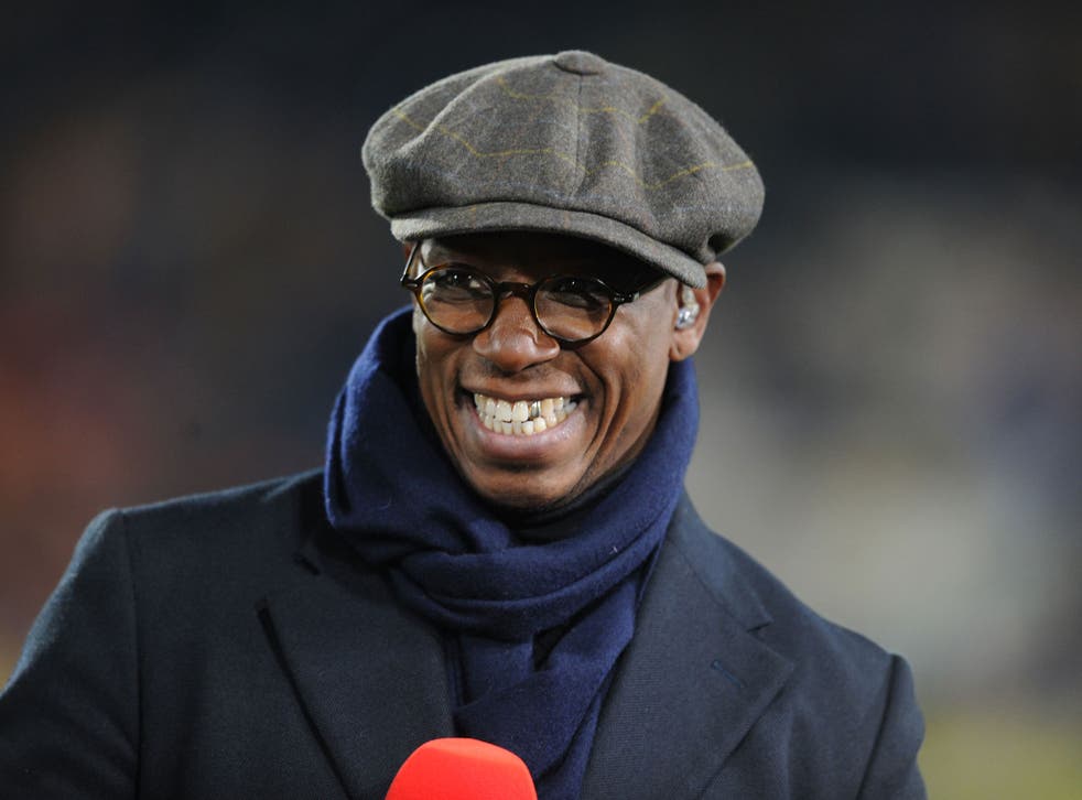 Ian Wright was in good form in the studio for ITV