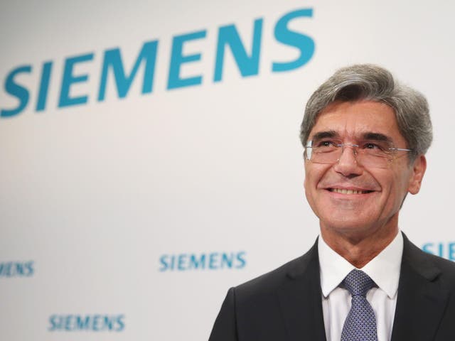 'We’re here to stay,' Joe Kaeser, Siemens chief executive, said