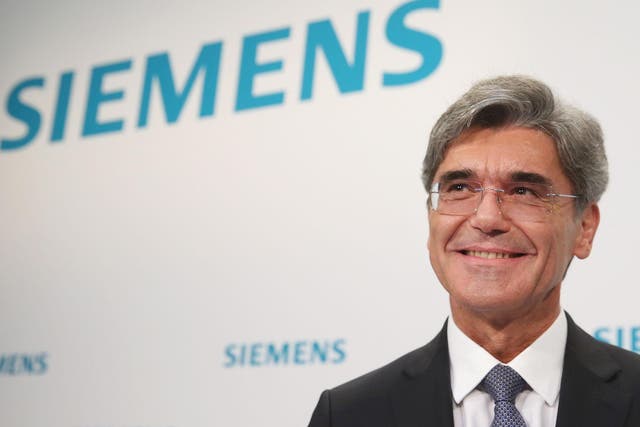 'We’re here to stay,' Joe Kaeser, Siemens chief executive, said