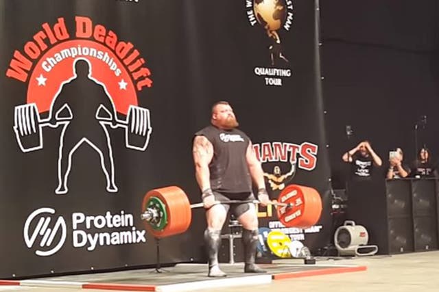 Eddie Hall passed out after lifting a 500kg deadlift