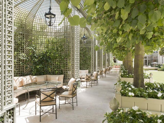 The Ritz's Grand Jardin has benefited from the expensive renovations