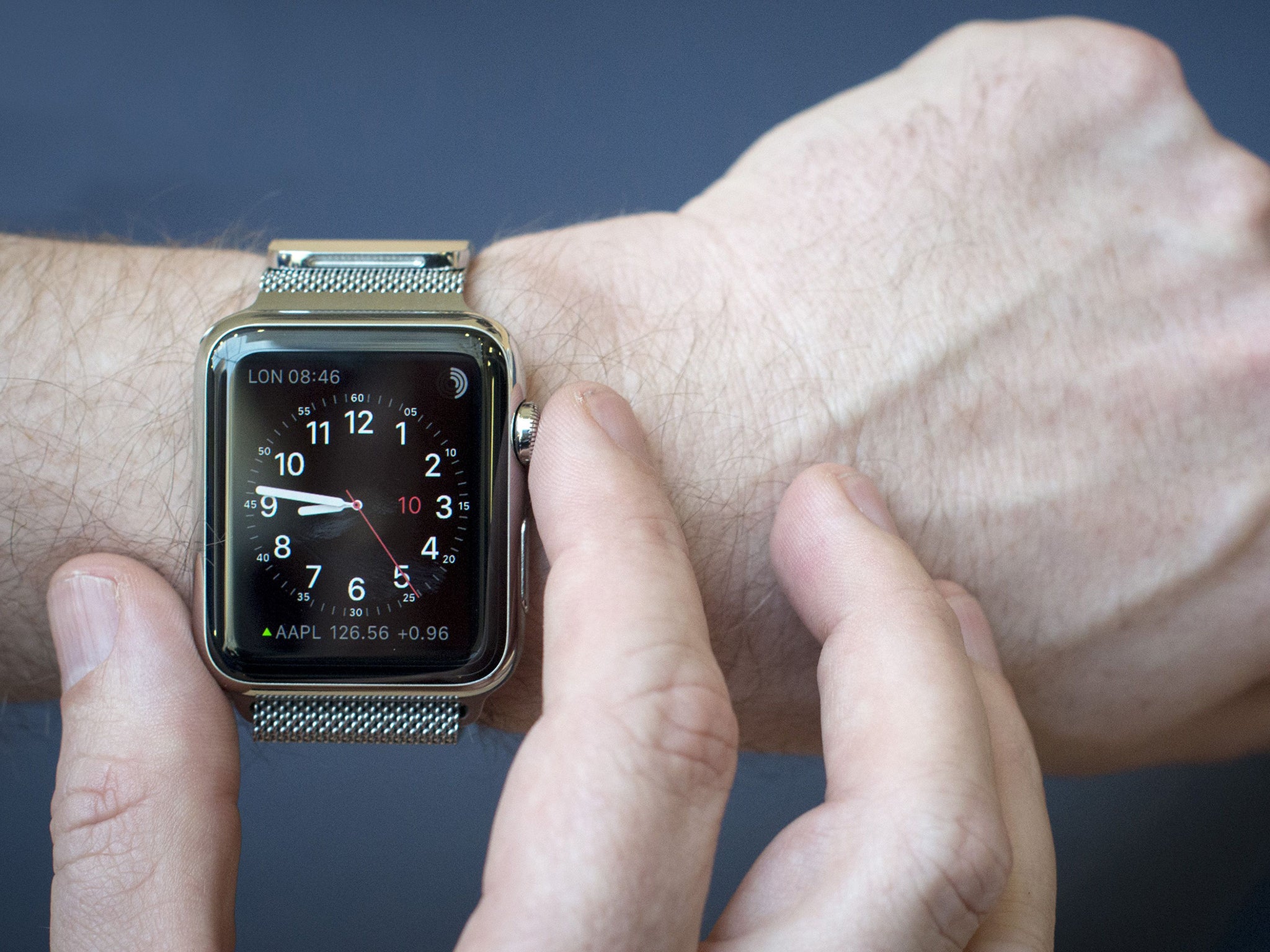 Apple Watches have failed to capture the imagination of the wider public (Geoff Pugh/Rex )