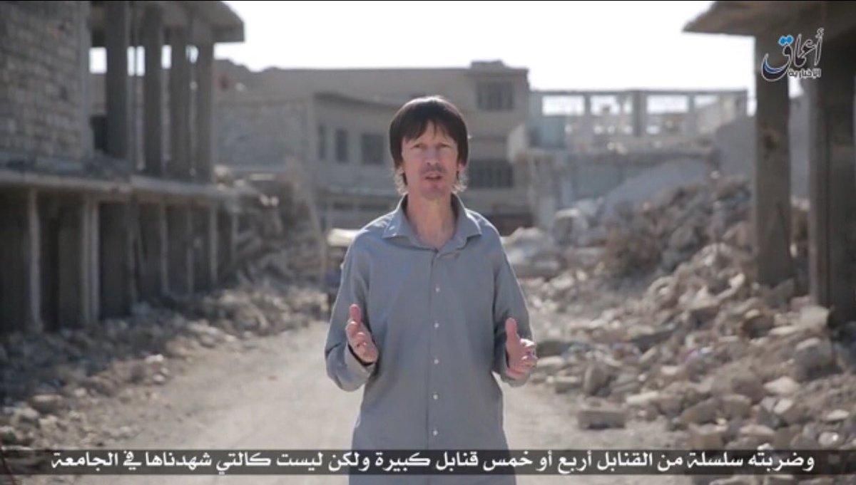 John Cantlie appears thinner in the latest Islamic State propaganda video