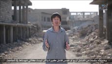 British hostage John Cantlie seen in Isis video for first time in four months