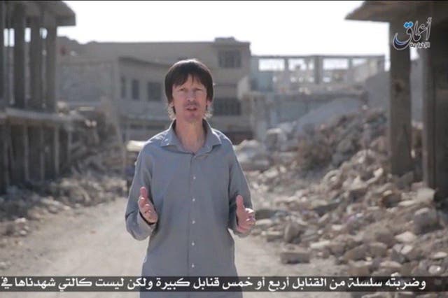 John Cantlie appears thinner in the latest Islamic State propaganda video 