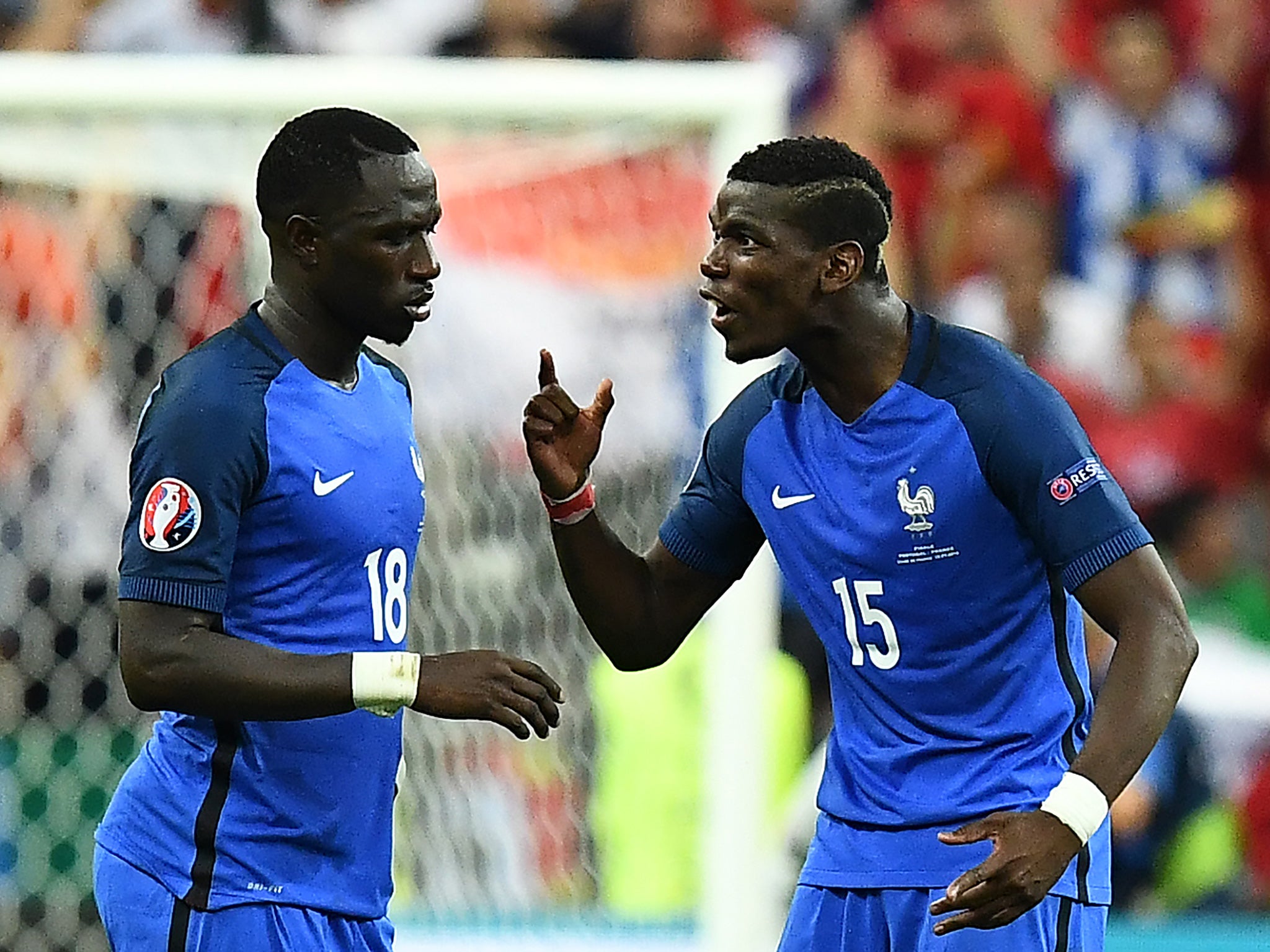 Sissoko and Pogba were both on the losing side in Sunday's European Championship final
