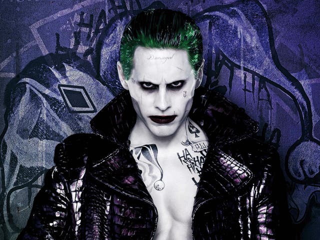 Jared Leto as iconic psychotic comic book villain The Joker in David Ayer's Suicide Squad