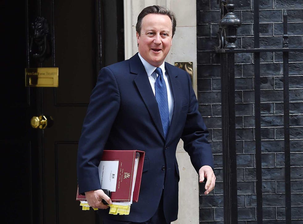 David Cameron departs 10 Downing Street for his last Prime Minister's Questions in the House of Commons
