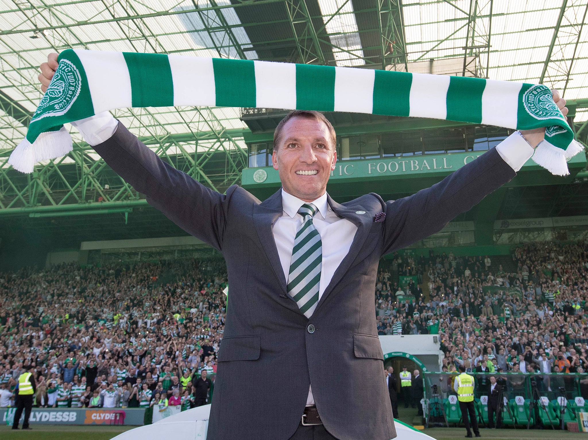 Rodgers suffered embarrassment in his first game in charge of Celtic
