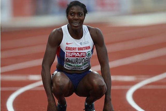 Christine Ohuruogu has been included in the British squad for the 400m, eight years after taking gold over the distance in Beijing (Getty)