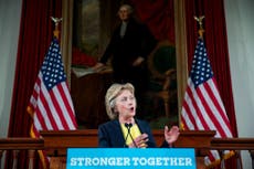 Hillary Clinton calls for unity amid racial tensions and Donald Trump's 'ugly, dangerous' campaign
