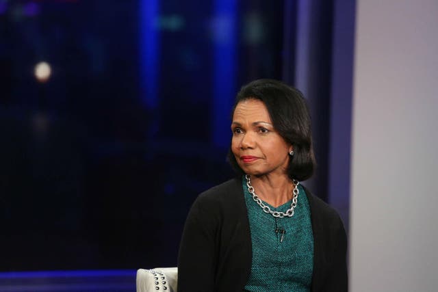 Dr Rice, who left office in 2009, is currently a professor of political science at Stanford University in California