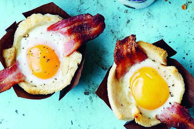 Egg and bacon toast muffins look as good as they taste and don't require too much effort (recipe below)