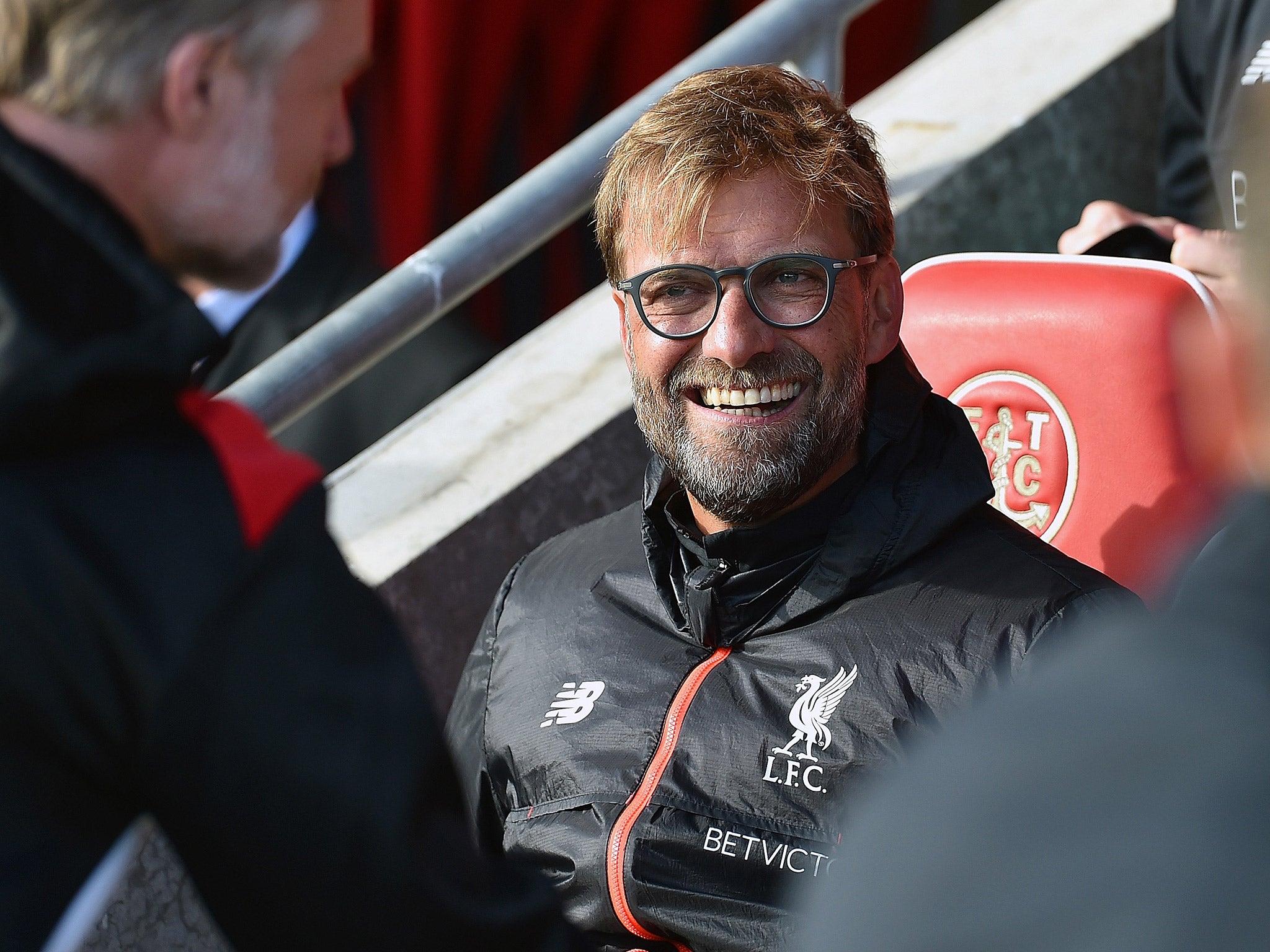 Jurgen Klopp was in good spirits after Liverpool's comfortable 5-0 win over Fleetwood Town