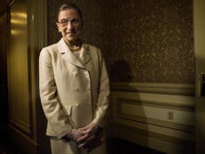 Ruth Bader Ginsburg: Supreme Court justice apologises for her ‘ill-advised’ remarks about Donald Trump
