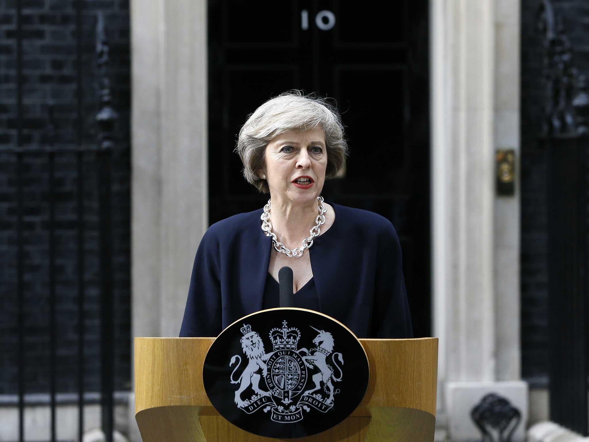 The new PM vows to 'fight against the burning injustice' that 'if you’re at a state school, you’re less likely to reach the top professions than if you’re educated privately'