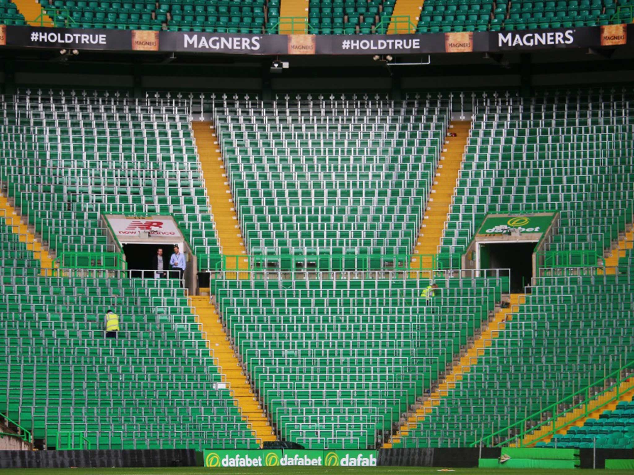 Celtic's new 2,600 capacity safe-standing area