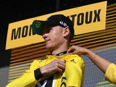 Read more

Froome retains yellow jersey after stage 12 despite mountain crash