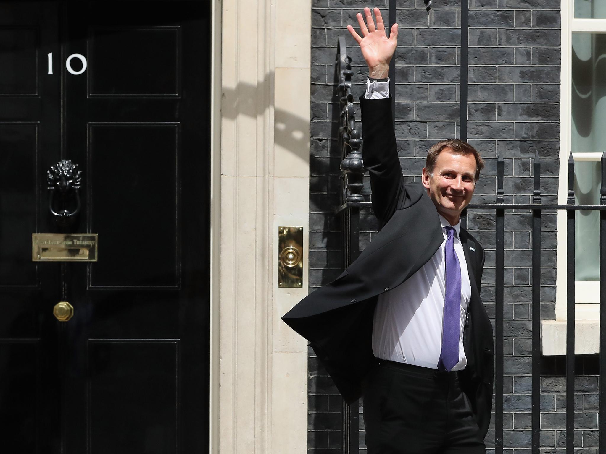 Longest serving health secretary Jeremy Hunt, pictured in 2016, survived multiple reshuffles and had said this would be his last big job in politics