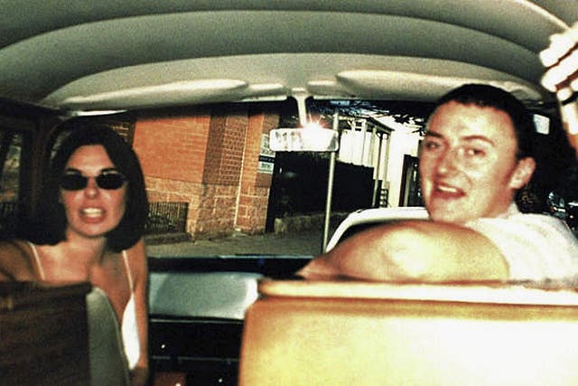 Joanne Lees and boyfriend Peter Falconio in their van, before they were ambushed and Falconio (presumed dead) disappeared
