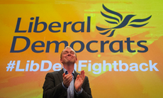 Read more

The Liberal Democrats' attempt at a comeback is admirable