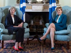 Theresa May rules out second referendum on Scottish independence