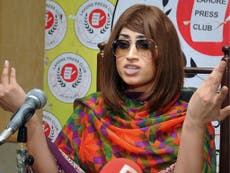 Qandeel Baloch death: Brother of social media star arrested in Pakistan over suspected 'honour killing'