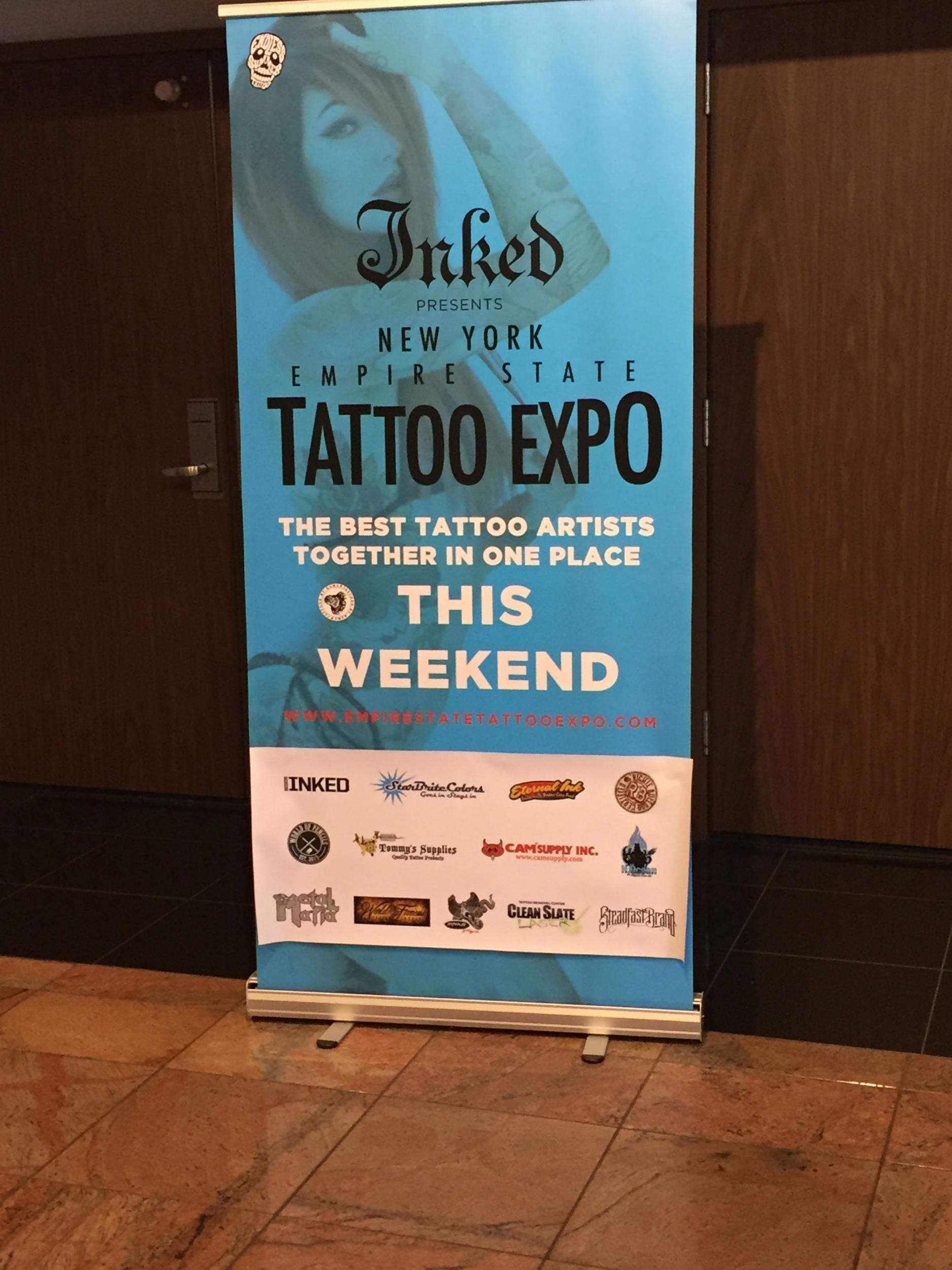 The tattoo expo happening one floor below