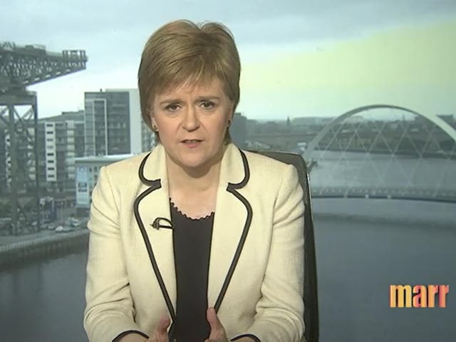 Sturgeon believes she is in a "strong position" to enforce a second referendum