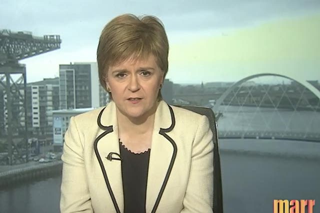 Sturgeon believes she is in a "strong position" to enforce a second referendum