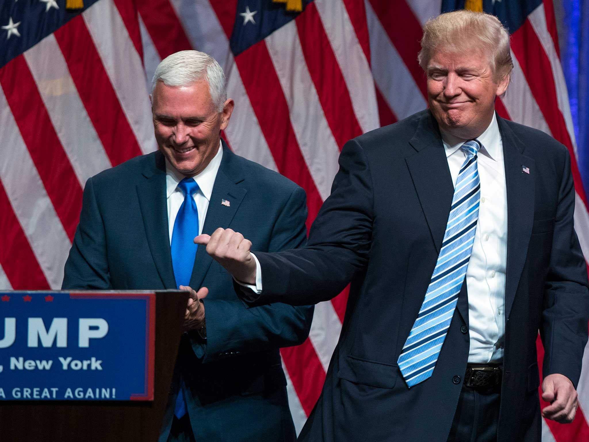 Donald Trump has chosen Mike Pence as his vice-presidential candidate