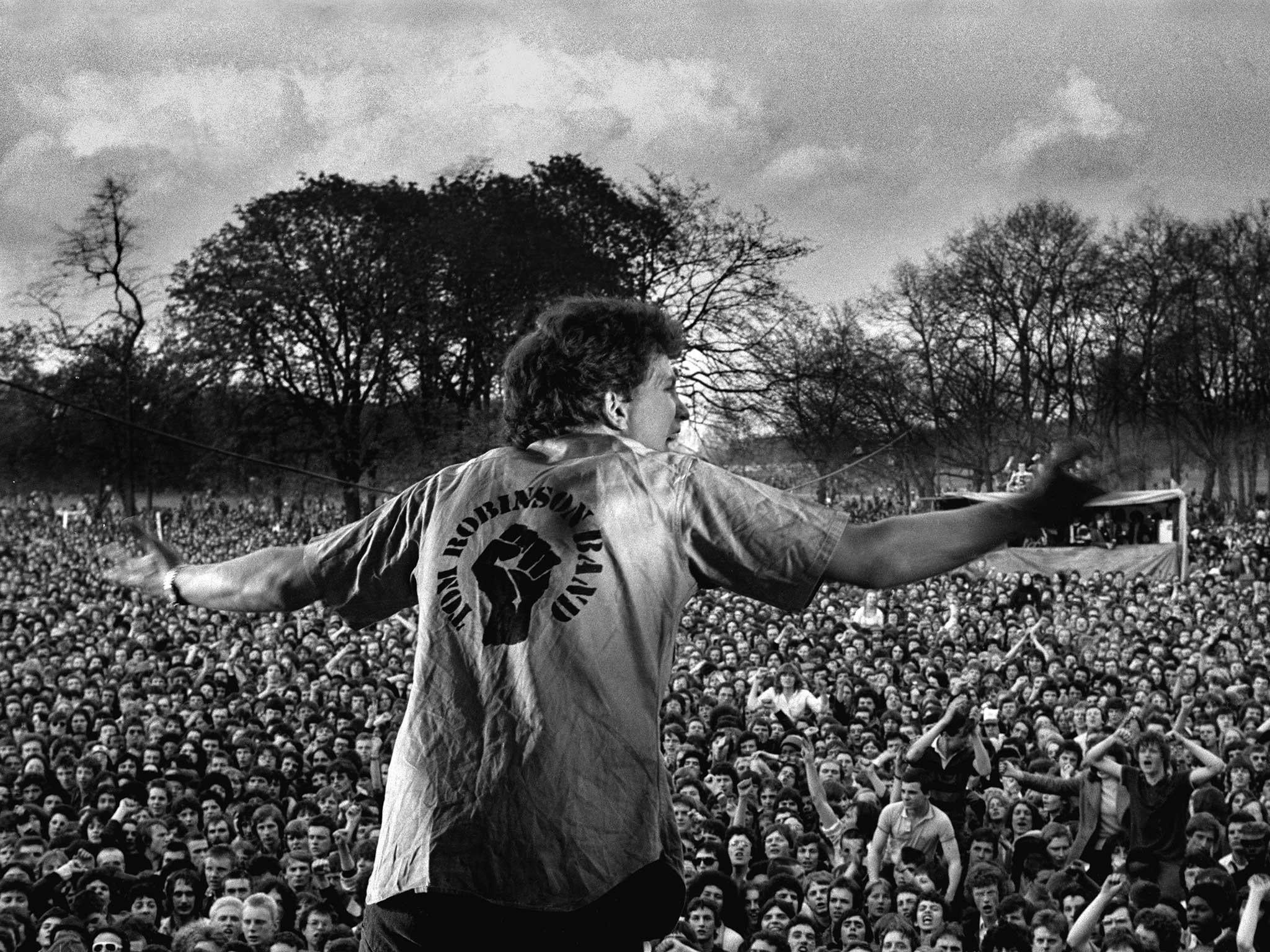 Tom Robinson at Carnival 1, Victoria Park, East London