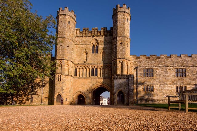 Visitors can stand on the roof of Battle Abbey's Great Gatehouse for the first time