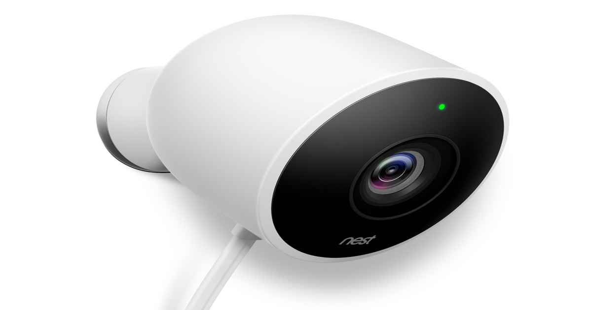 Nest camera black and white discount