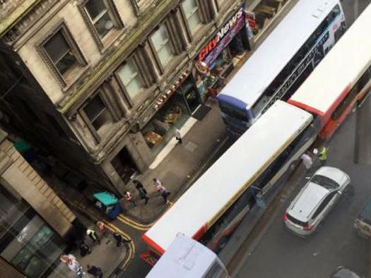 First Glasgow has confirmed that one of their vehicles was involved in the incident