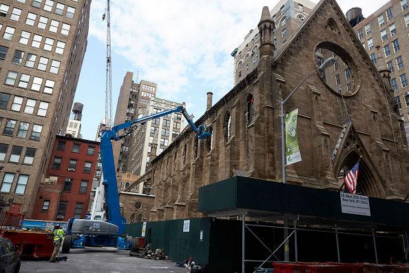 &#13;
The church where Edith Wharton was married is now a ruin &#13;