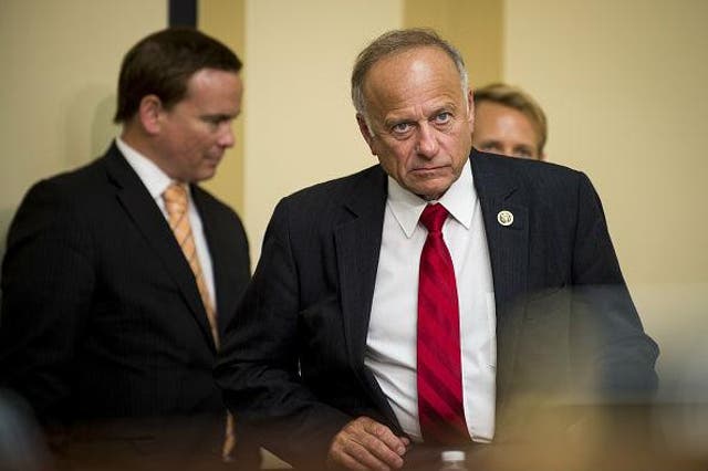 Steve King encouraged viewers to 'read up on their history'