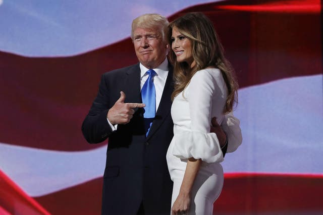 Melania Trump wanted 'the people of the United States to see the man she loves,' Mr Manafort said on Tuesday