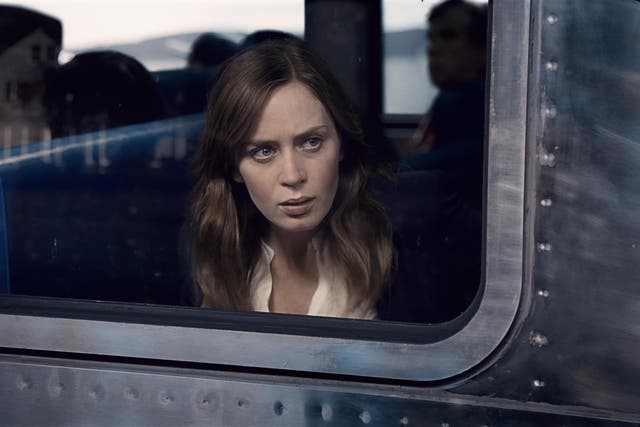 Emily Blunt as Rachel Watson in the film adaptation of 'The Girl On The Train'