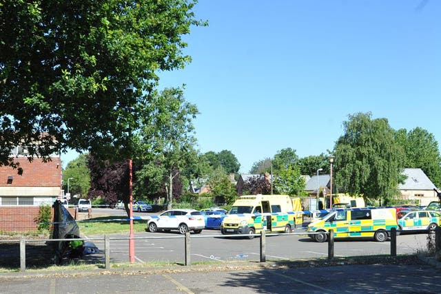 Police were called to Castle Swimming Pool on Pinchbeck Road around 9am