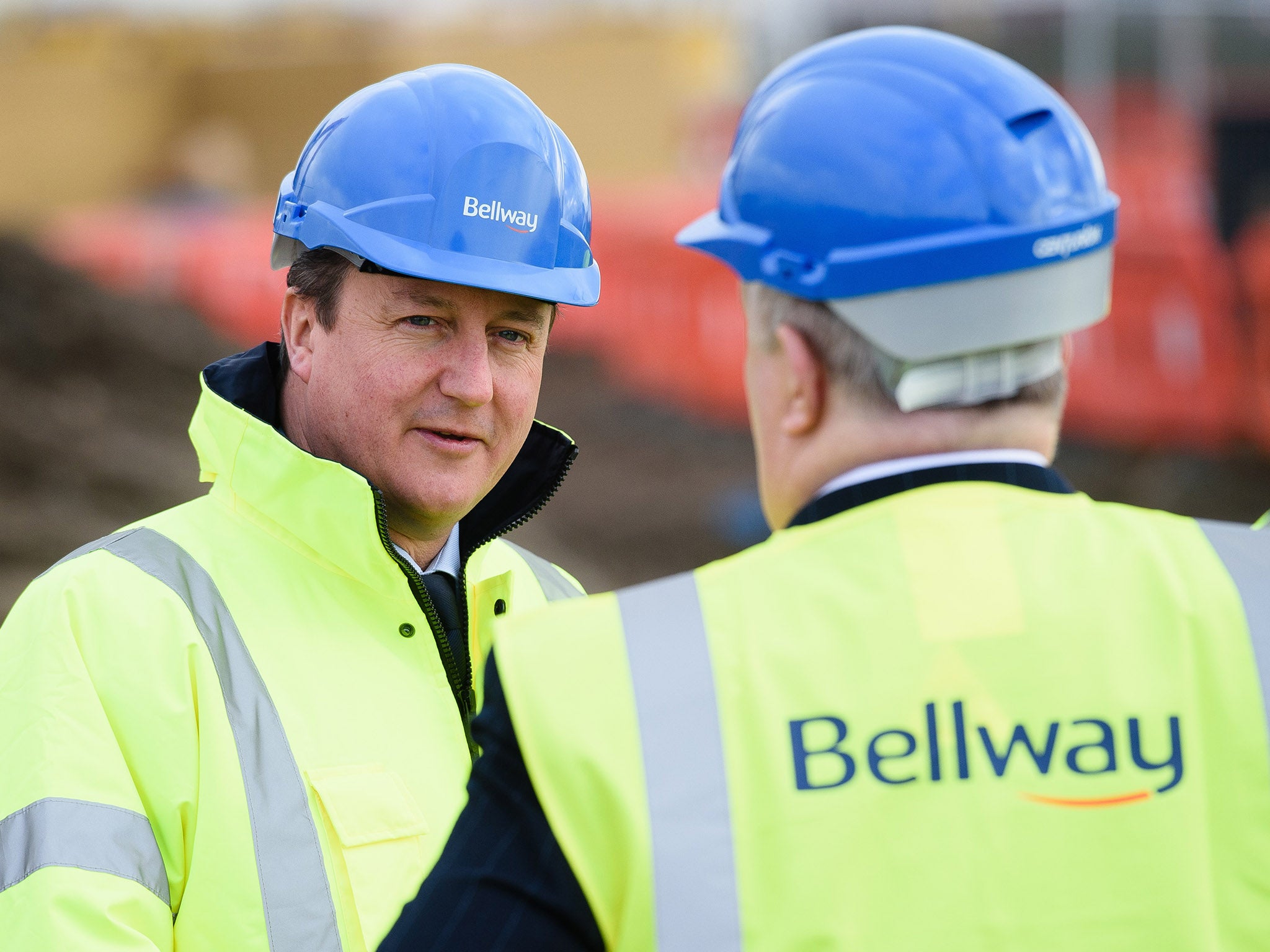 An average of 123,560 houses were built in England and Wales under Mr Cameron