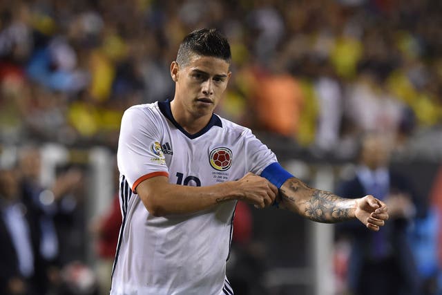 James Rodriguez faces an uncertain future at Real Madrid