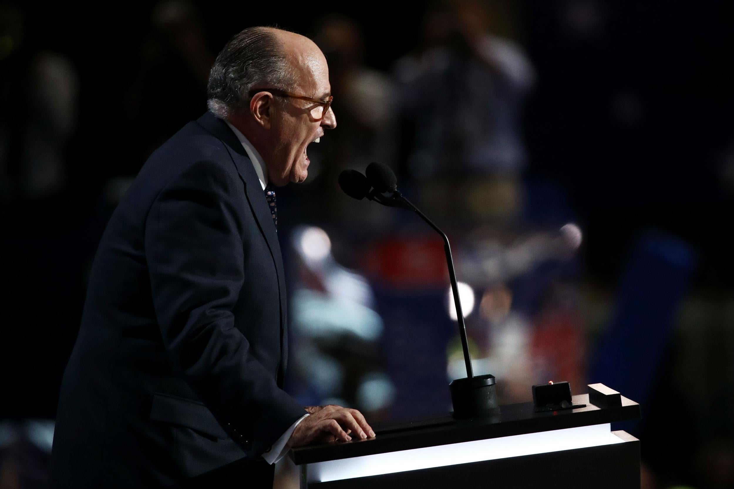 Rudy Giuliani coughed his way through a Fox News interview in the days following Donald Trump's coronavirus diagnosis