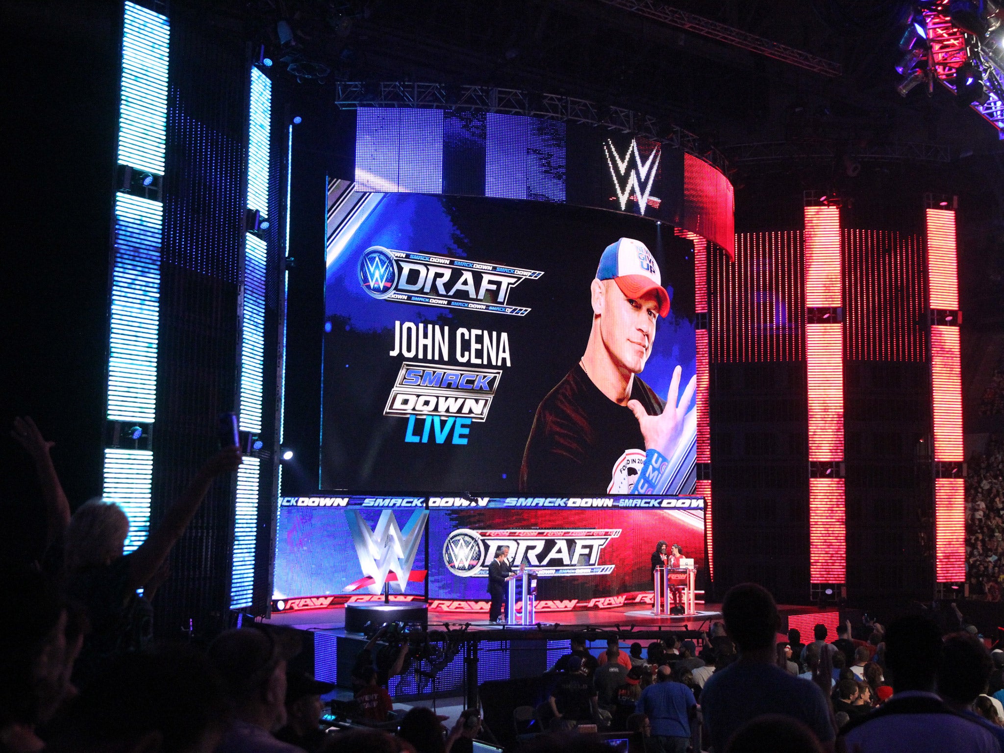 John Cena is drafted to Smackdown in the WWE Draft