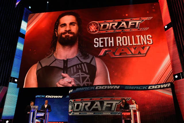 The No 1 overall pick in the WWE Draft saw Seth Rollins join Raw