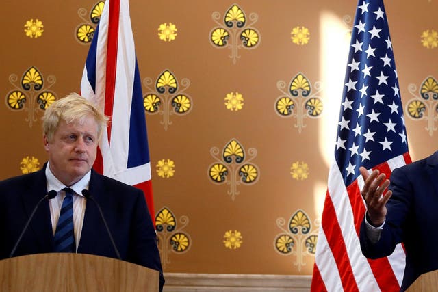 Boris Johnson John Kerry met in London as the UK seeks to reassure allies of its international role after Brexit