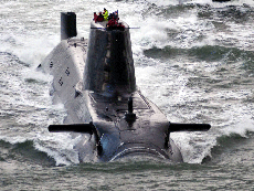 Royal Navy nuclear submarine collides with merchant ship off coast of Gibraltar