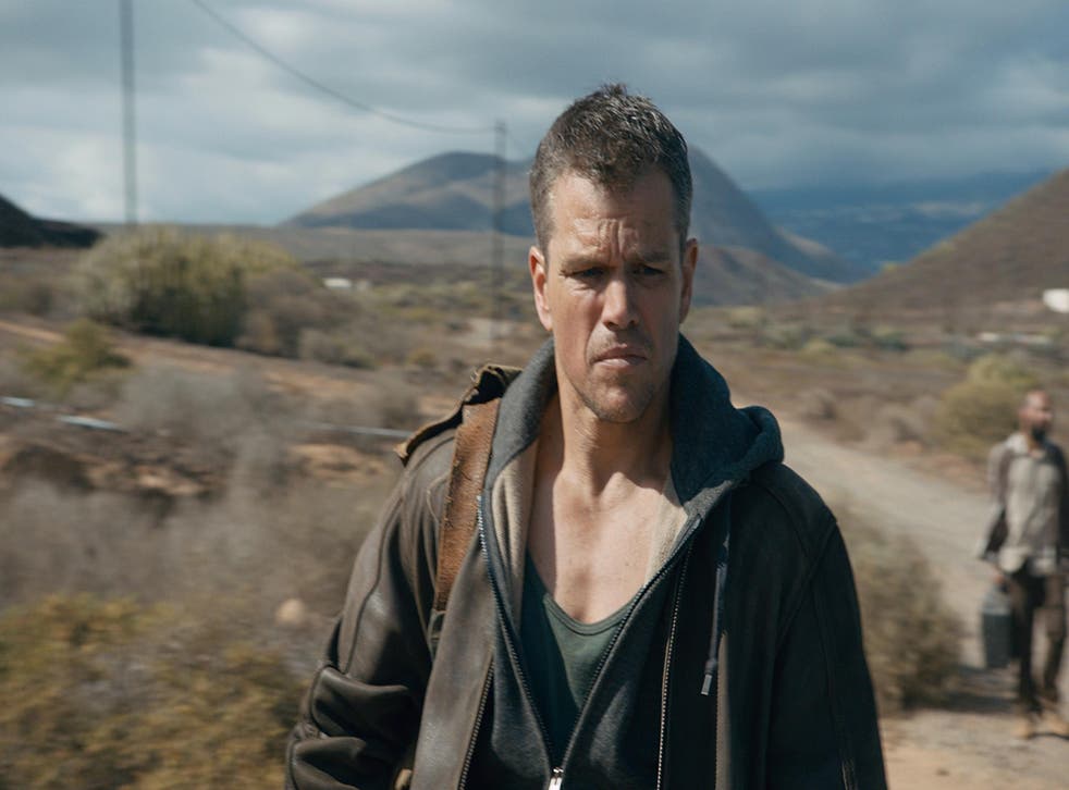Matt Damon as Jason Bourne in the fifth movie in the franchise