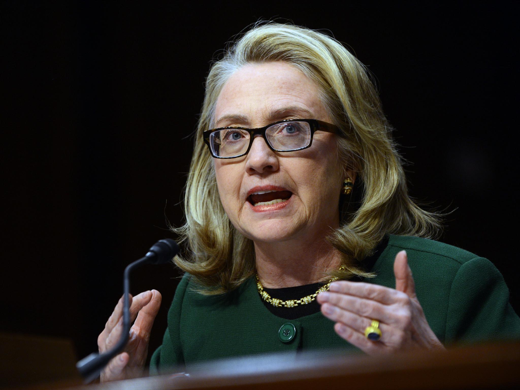 Clinton testifies to Senate Foreign Relations Committee in 2013 Saul Loeb/Getty