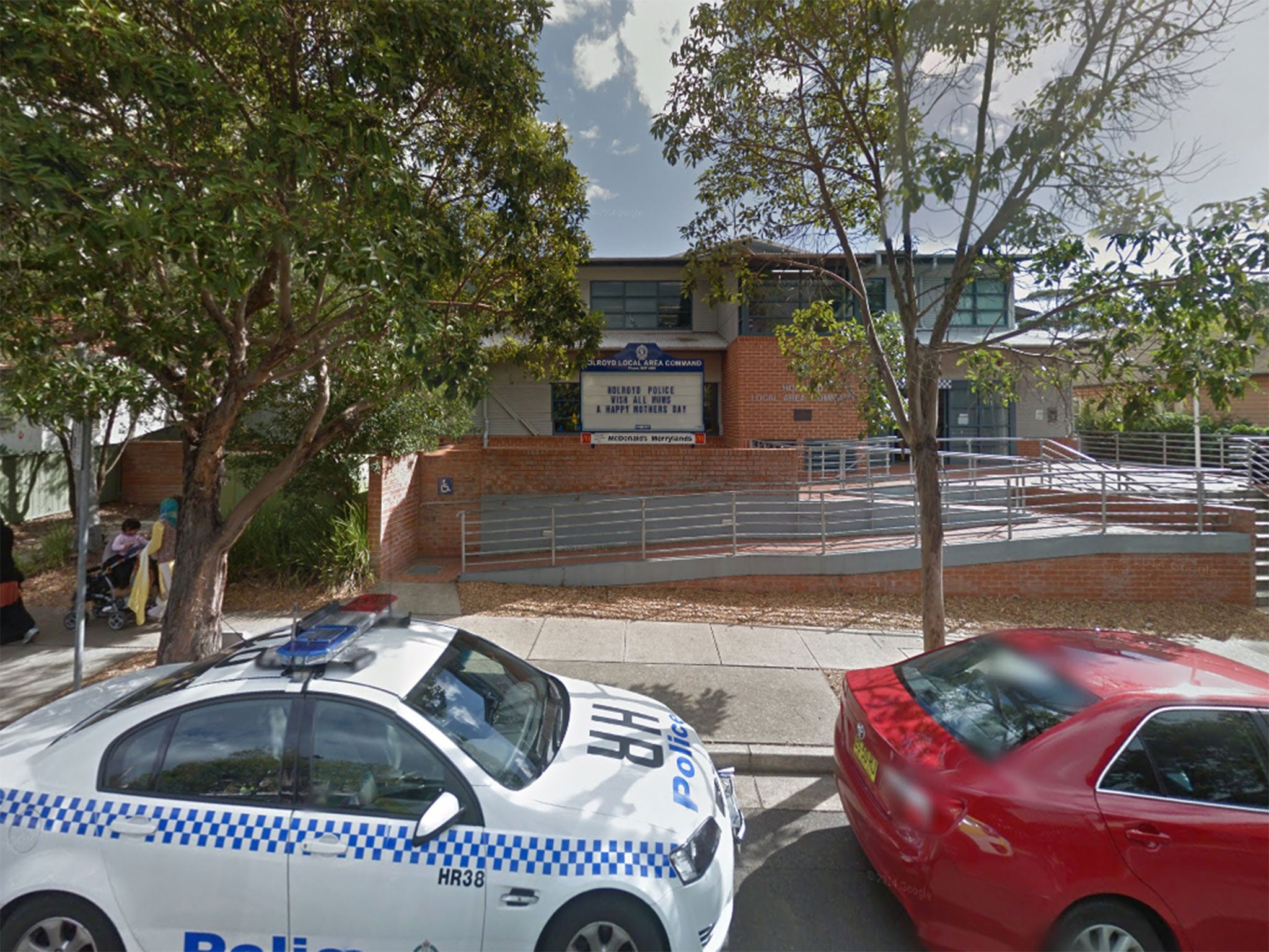 Merrylands Police Station on Memorial Avenue in western Sydney